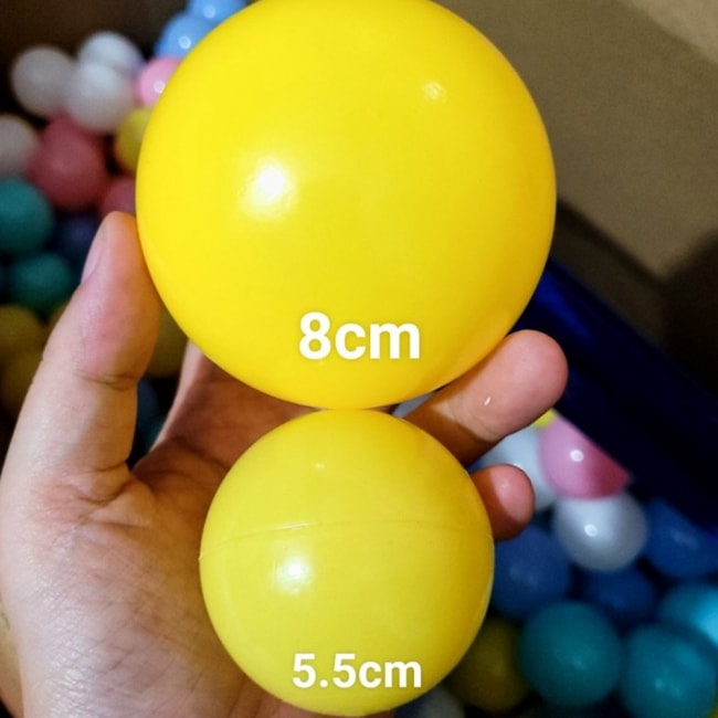 Bóng Nhựa Nguyên Sinh Holla Size 5cm Bóng Nhựa Nguyên Sinh Holla Size 5cm