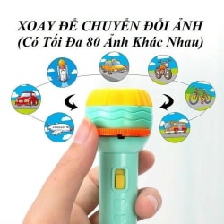 Đồ Chơi Đèn Pin Hình Chiếu 80 Hình