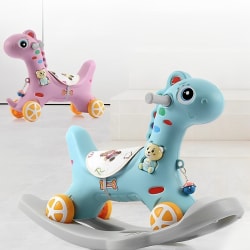 Ngựa Bập Bênh Đa Chức Năng Cho Bé Từ 1-4 Tuổi Có Nhạc Loại Thường