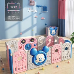 Quây Cũi Nhựa Gấp Gọn Mẫu Mickey