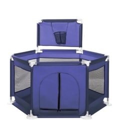 Quây Inox Hình Lục Giác Có Khung Bóng Rổ